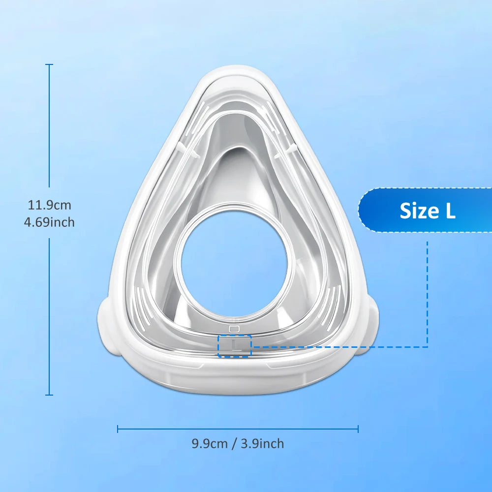 AirFit F20 Full Face CPAP Mask Replacement Kit with Memory Foam Cushion, Headgear, Frame & Clips Included for Complete Renewal