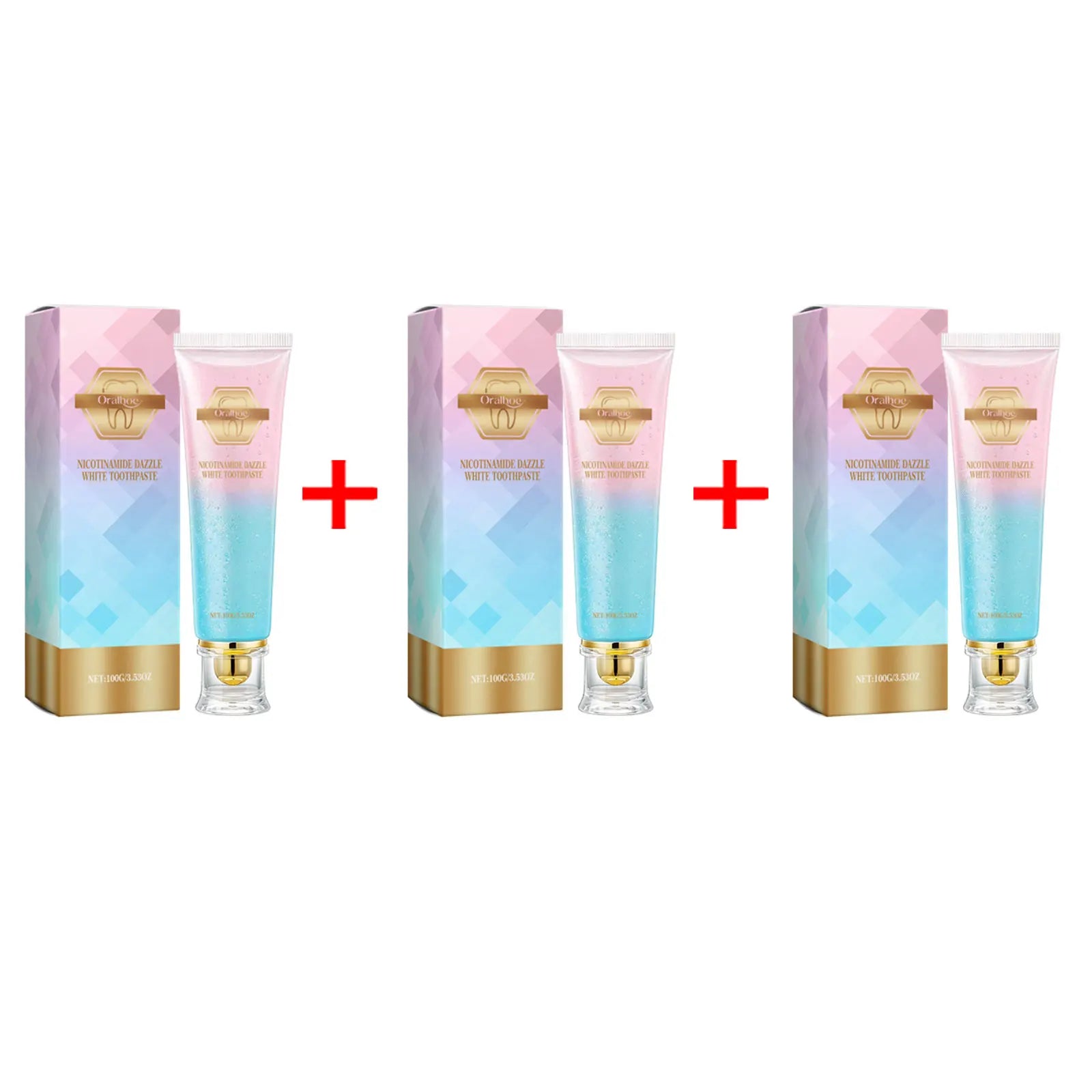 Tidesmit Niacinamide teeth whitening toothpaste for stain removal, plaque reduction, and fresh breath.