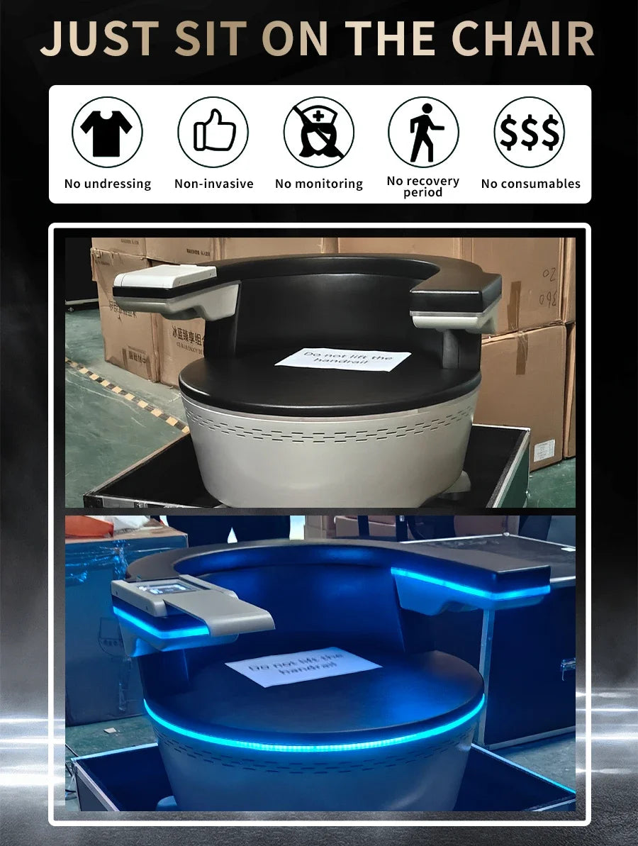 EMS Pelvic Floor Chair with Heat Massage – Tidesmit Wellness Seat Massage Chairs Tidesmit