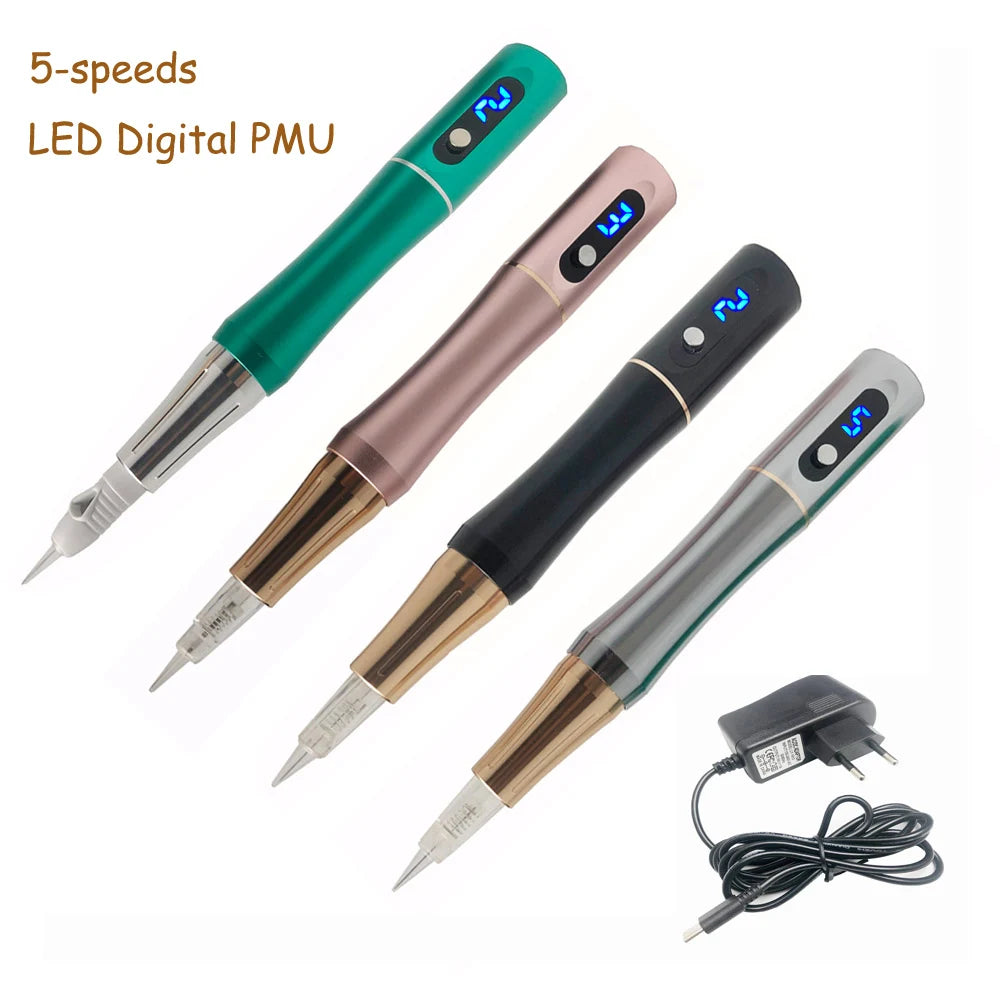PMU Machine for Eyebrows | Professional Digital Microblading Pen Permanent Makeup Machines Tidesmit
