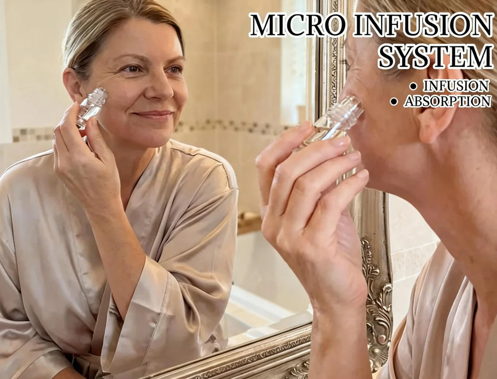 Tidesmit Micro Infusion Serum Kit 0.25mm microneedle facial tool for radiant flawless skin at home beauty routine