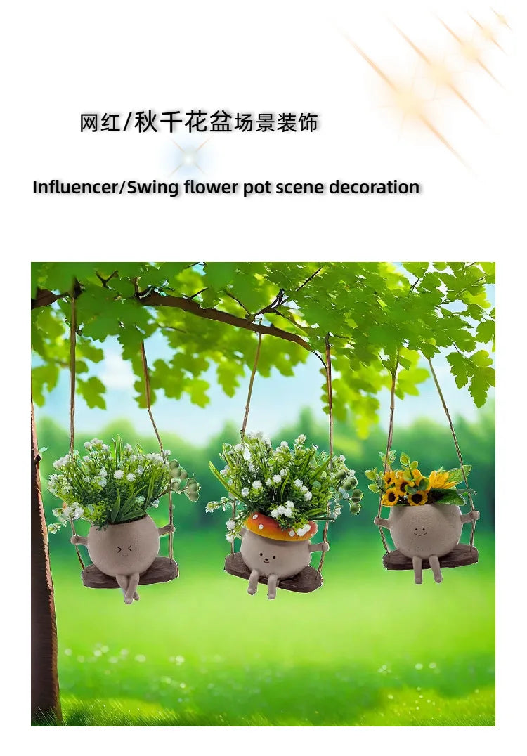 Creative Succulent Planters—Mini Hanging Planters for Home Gardening Decor