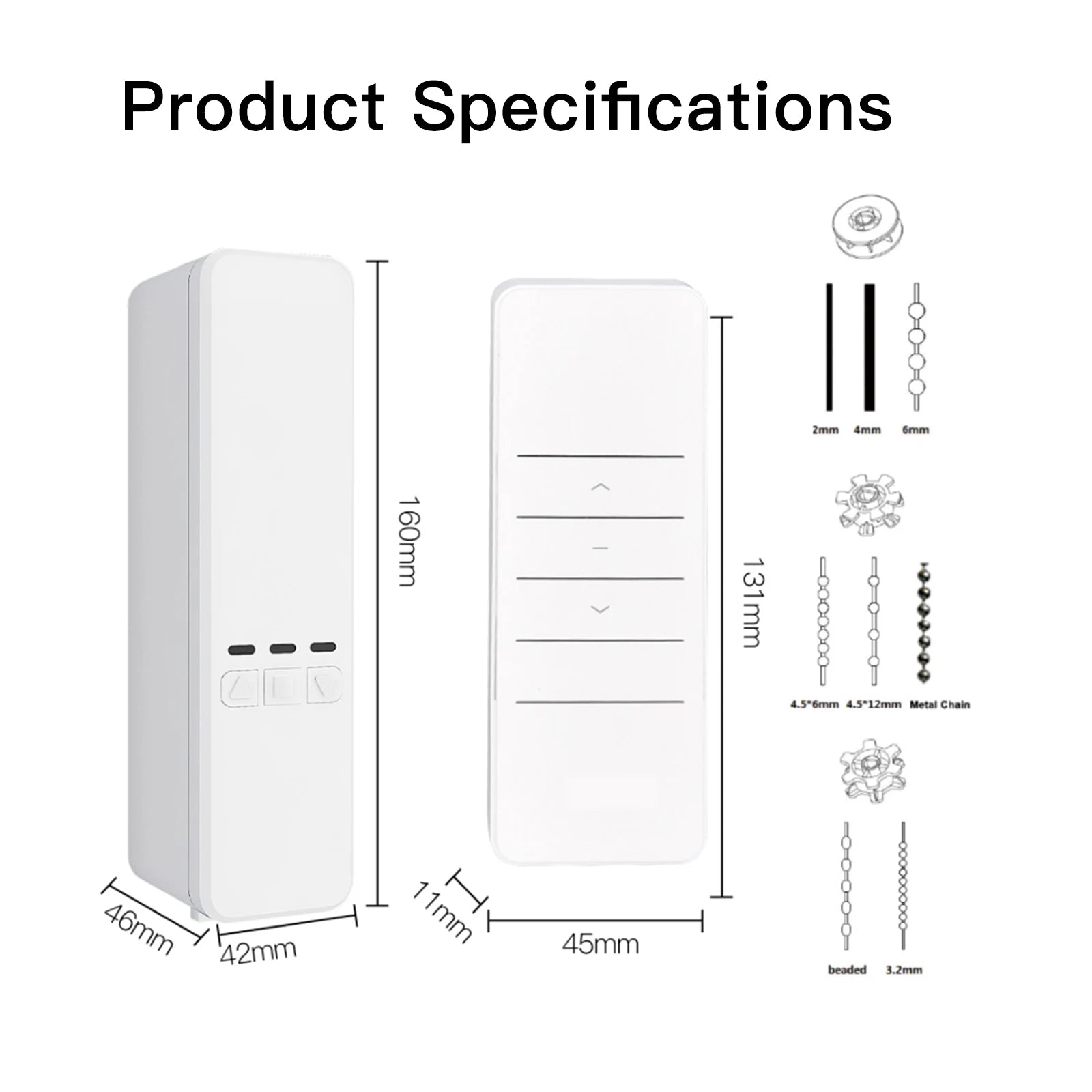Smart WiFi Roller Shade Drive Motor Kit - App & Voice Control Tidesmit