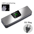 Electric Vacuum Sealer Machine Dry/Wet Food Packaging Seal To Keep Fresh Touch Buttons Digital Display Detachable Cleaning