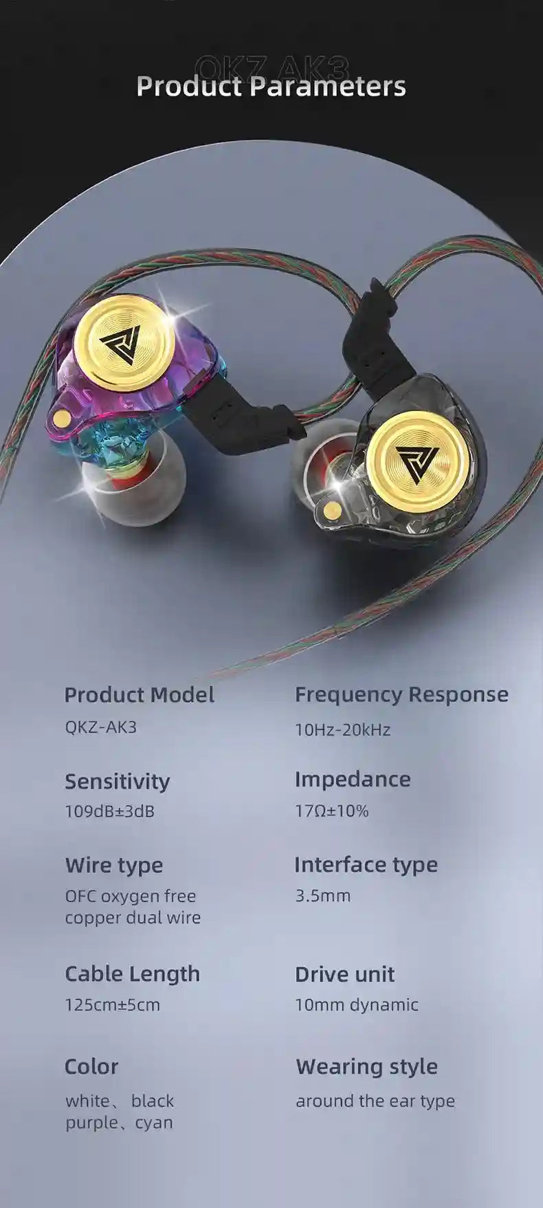 Wired Earbuds with Microphone - Noise Cancelling Bass Headset Tidesmit