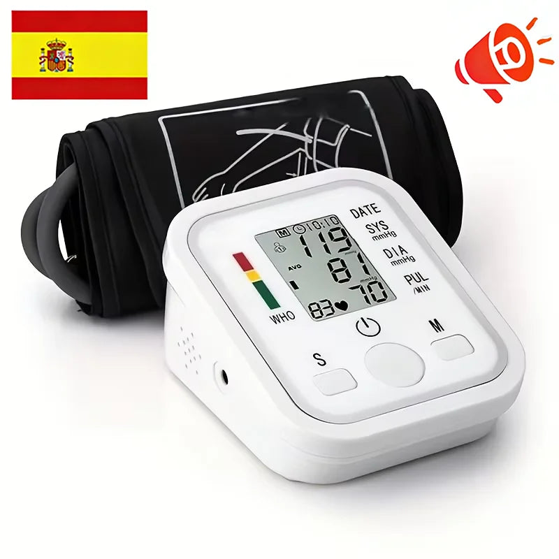 Medical Arm Blood Pressure Monitor gauge Playback Sphygmomanometer For Elderly Accurate Measurement digital tensiometers