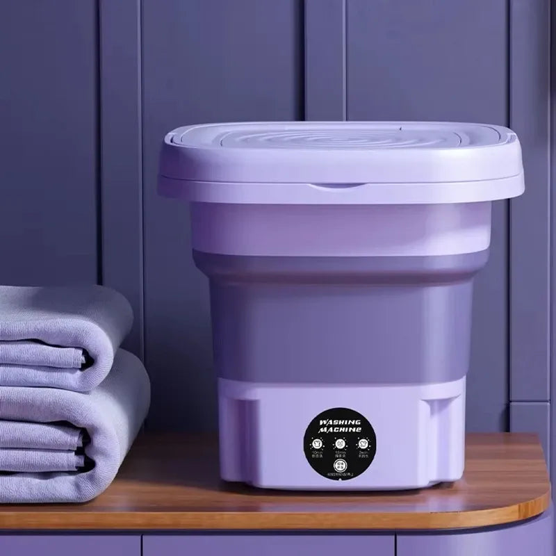 Tidesmit 8L Foldable Portable Washing Machine with Spinning Dry