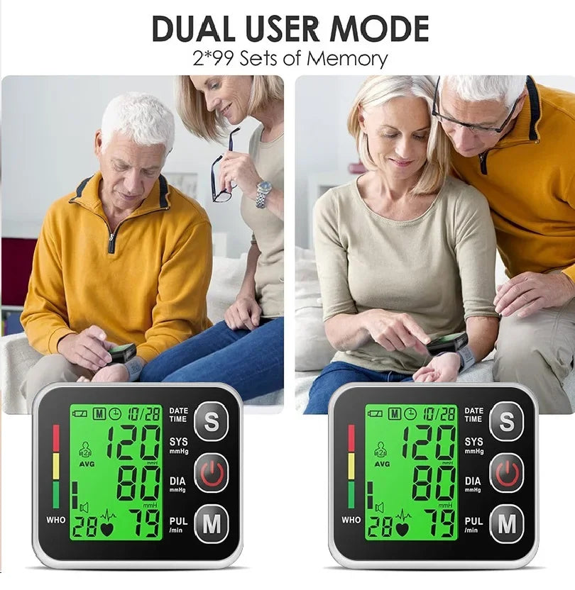 blood pressure meter tensiometer digital blood pressure monitors medical sphygmomanometer heart rate pulsometer pressure device