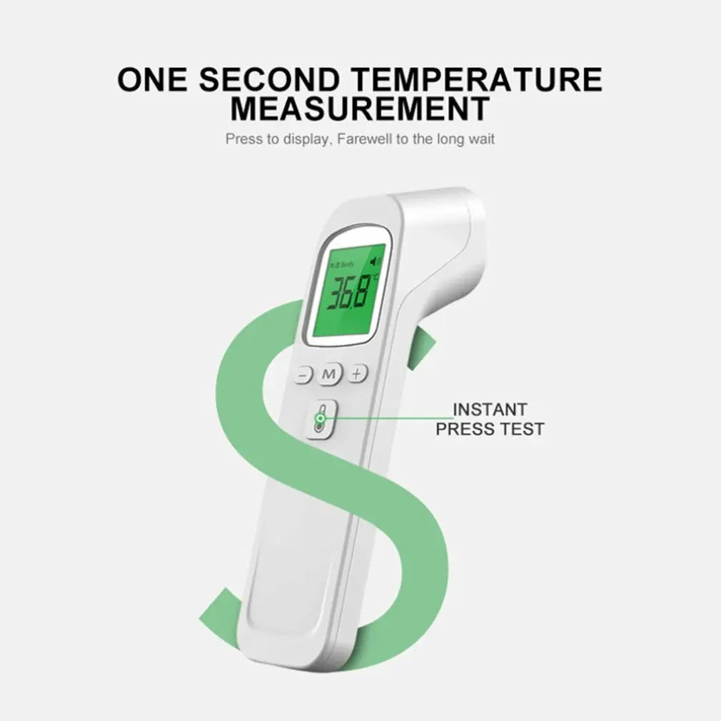 Wrist Blood Pressure Monitor LED English Voice Broadcast Tonometer BP Monitor Non Contact Infrared Medical Thermometer