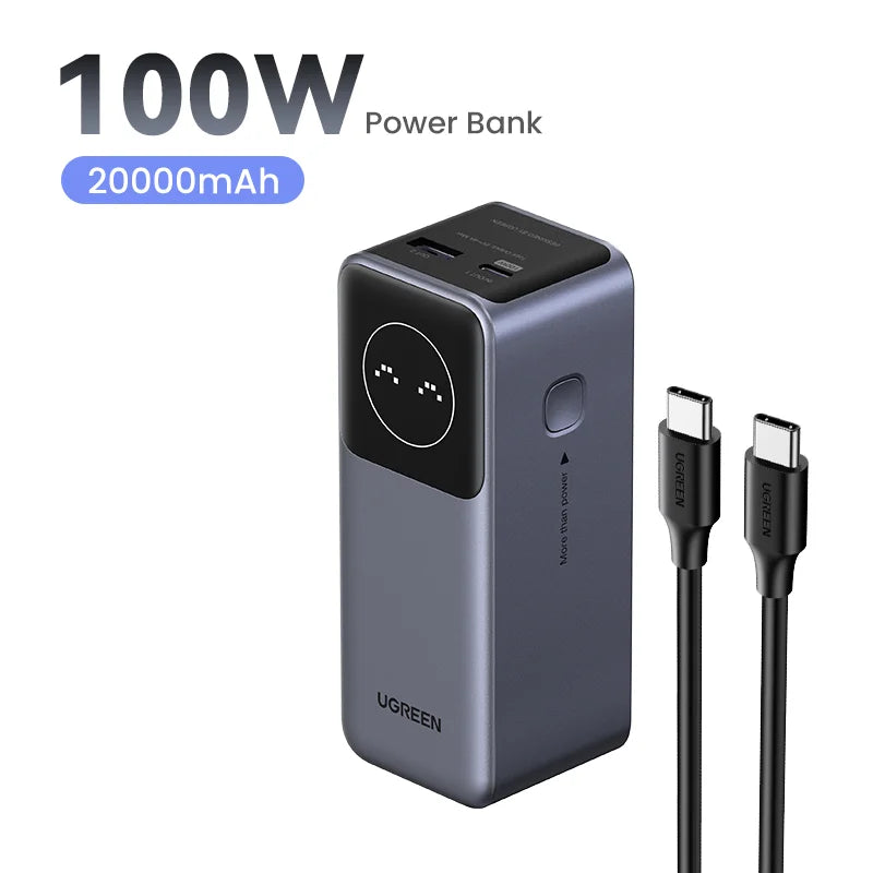 Portable Power Bank 130W 20000mAh PD Fast Charging Battery Pack 100W 20000mAh Tidesmit