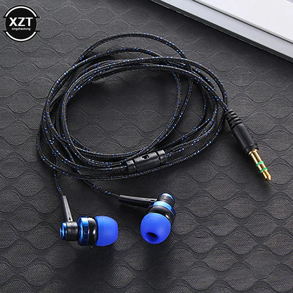 Wired In-Ear Headphones with Mic, Durable Nylon Cable | Tidesmit Tidesmit