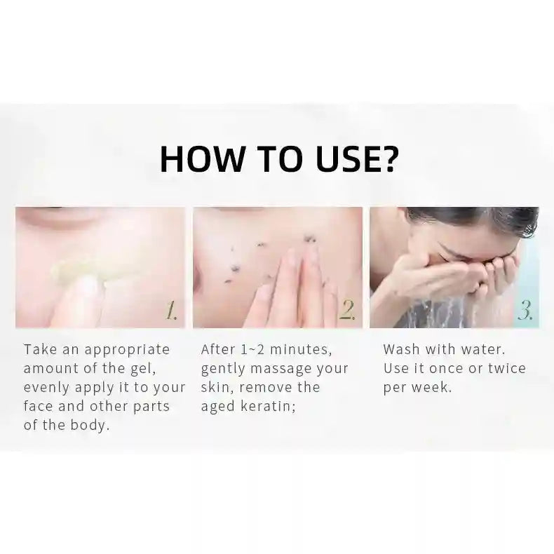 Matcha Facial Exfoliating Gel - Deep Pore Cleansing Scrub 60g Scrubs Treatments Tidesmit