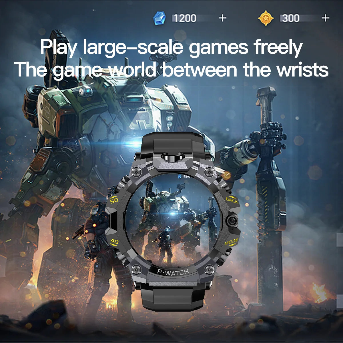 Q668 Smartwatch Android 10.0 1.95inch Amoled 720*720 5G Cellular Version Smart Watch With 800W Dual Camera GPS WIFI 5G Sim Card