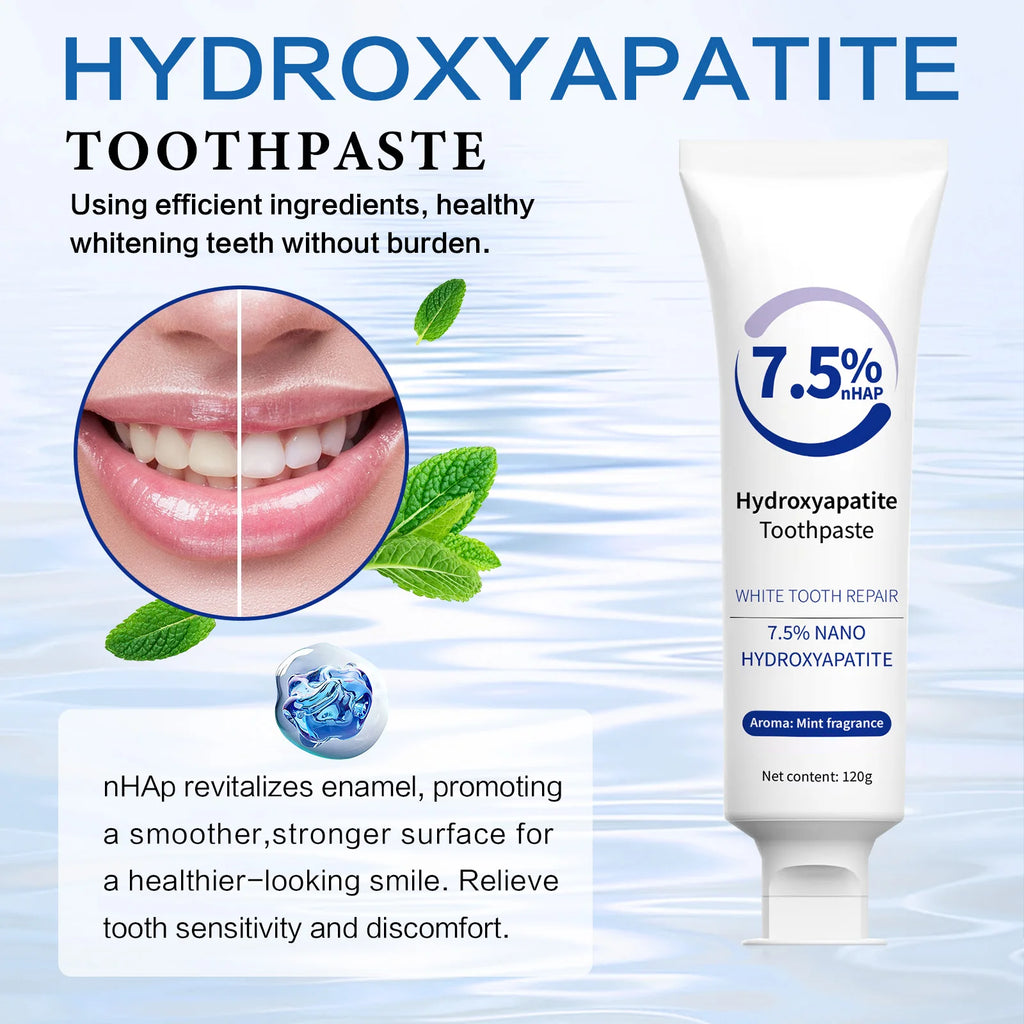 Tidesmit Hydroxyapatite enamel repair toothpaste and whitening pen set for gentle stain removal and fresh breath