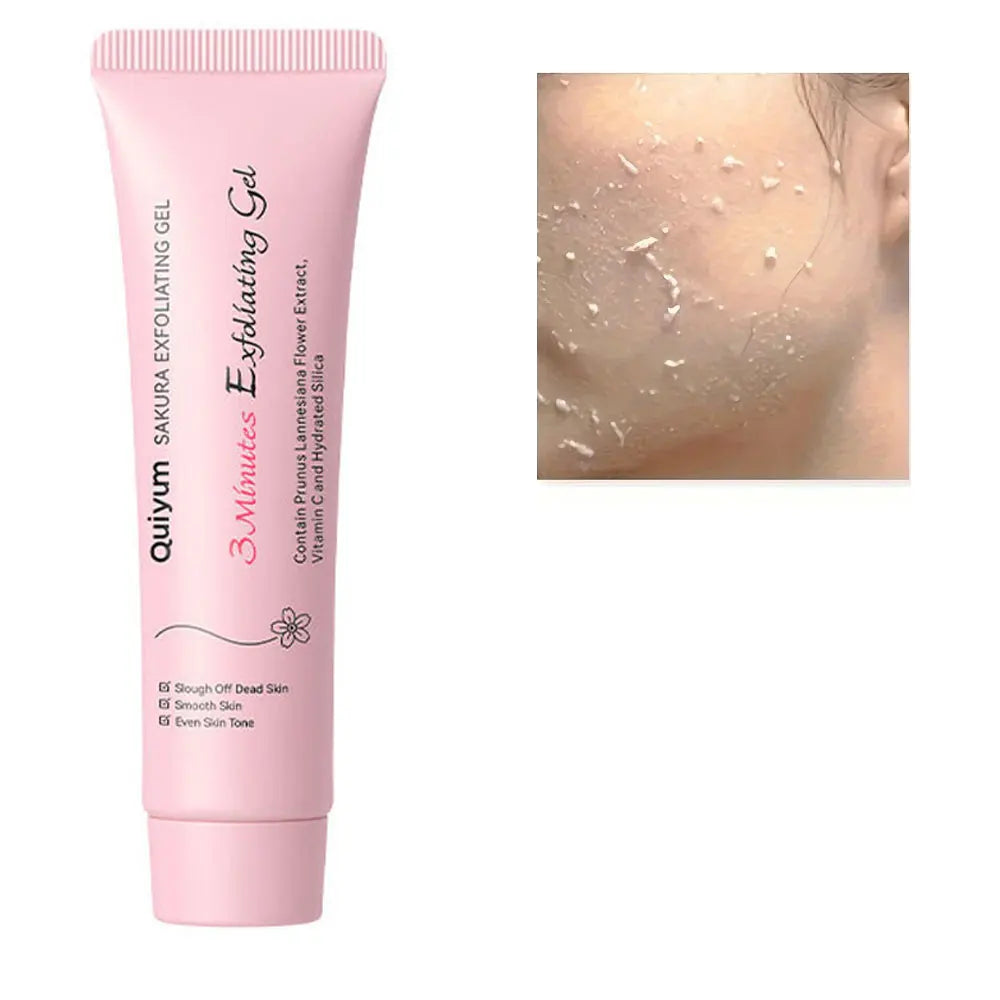 Sakura Exfoliating Gel | Deep Cleansing Face & Body Scrub 30g Scrubs Treatments Tidesmit