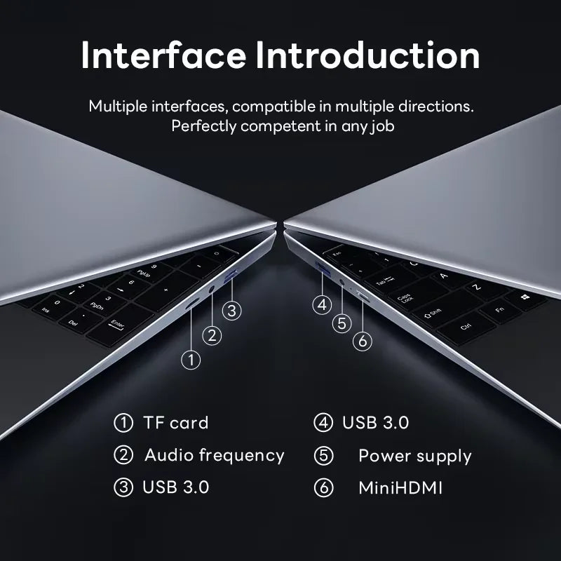 2026 Intel Core I9 10980HK Portable Laptop Computer 16GB DDR4 1TB 2TB SSD 14.1' Notebook Windows 11 4K Office Gaming PC