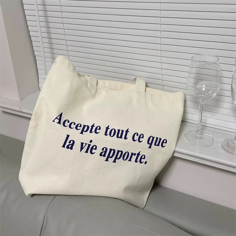 100PCS/Lot Custom Logo Natural Canvas Tote Bags – High-Quality Reusable Cotton Grocery Shopping Bags with Large Capacity