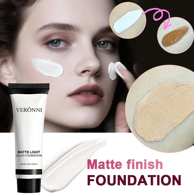 Tidesmit white toning liquid foundation texture close-up featuring water-resistant matte finish for Halloween makeup