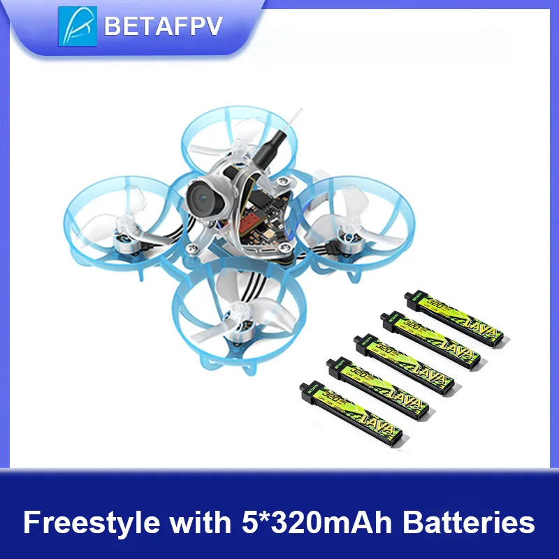 BETAFPV Air65 Brushless Whoop Drone - Lightweight FPV Racing Performance Freestyle 5B 320mAh China Mainland Tidesmit