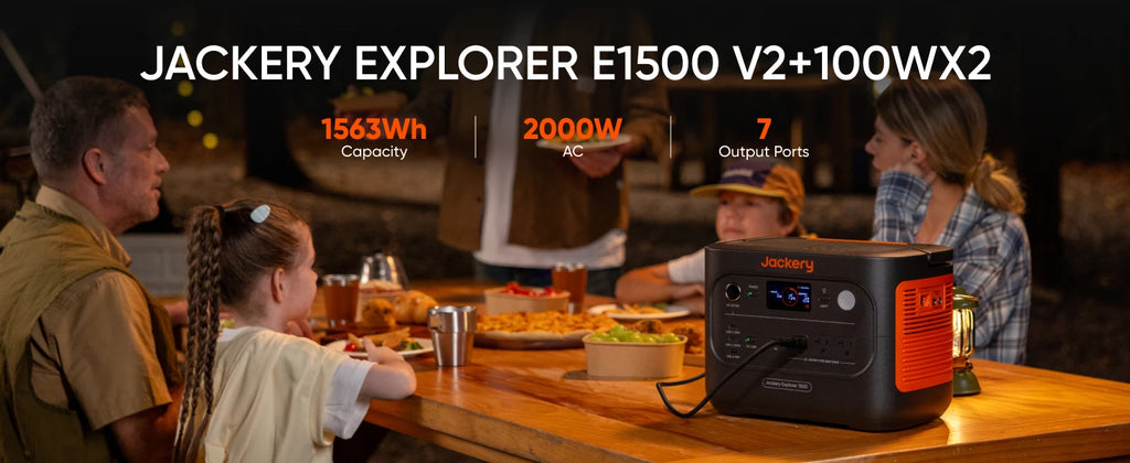 Jackery Explorer 1500 v2 with Low-temp Protection Bag , 1534Wh LiFePO4 Solar Generator, 2000W Power Station for Winter Camping