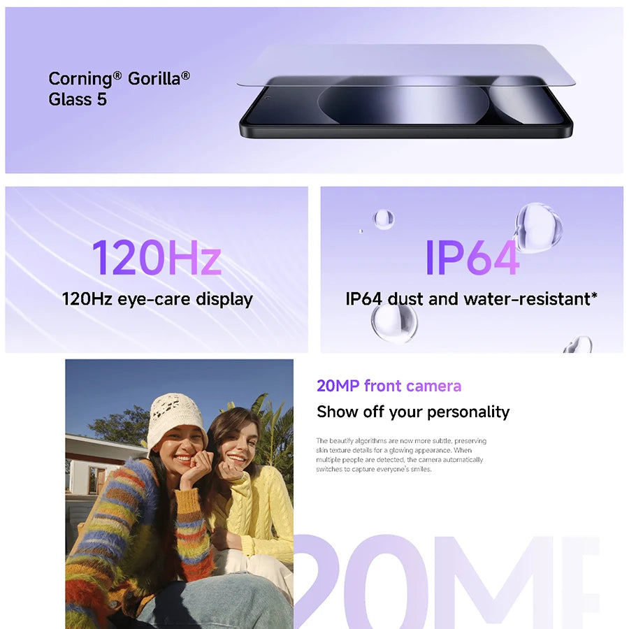 Xiaomi Redmi Note 14 5G Smartphone Global Version NFC 108MP 128GB/256GB ROM Camera MTK Dimensity 7025-Ultra 45W Turbo Charging