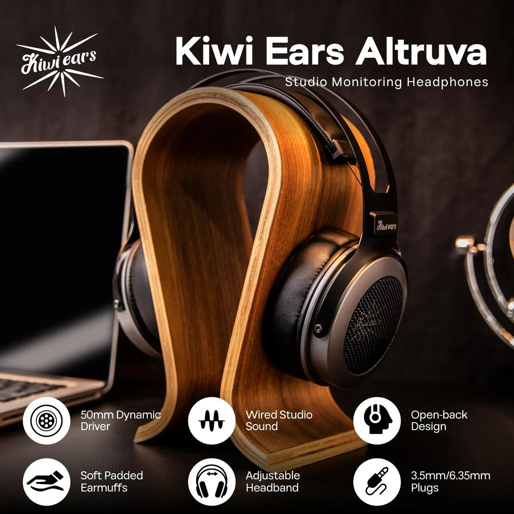 Open-Back Headphones 50mm Dynamic Driver Tidesmit Audio Tidesmit