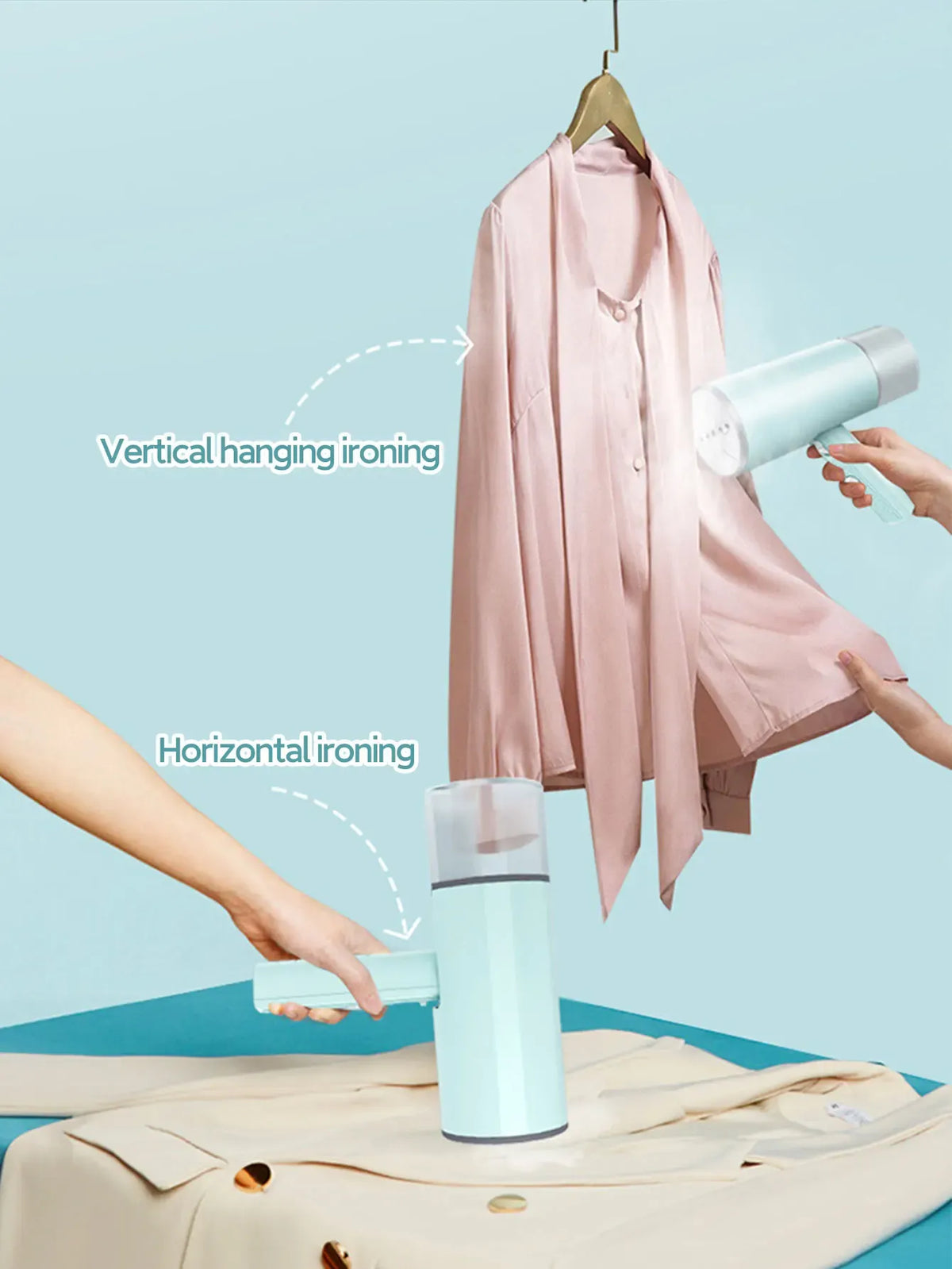 OBOVAY Handheld Garment Steamer & Steam Iron 800W