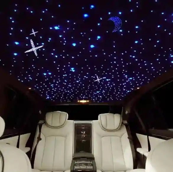Fiber Optic Starry Sky Car Atmosphere Lamp - RGB LED Lighting Kit Tidesmit