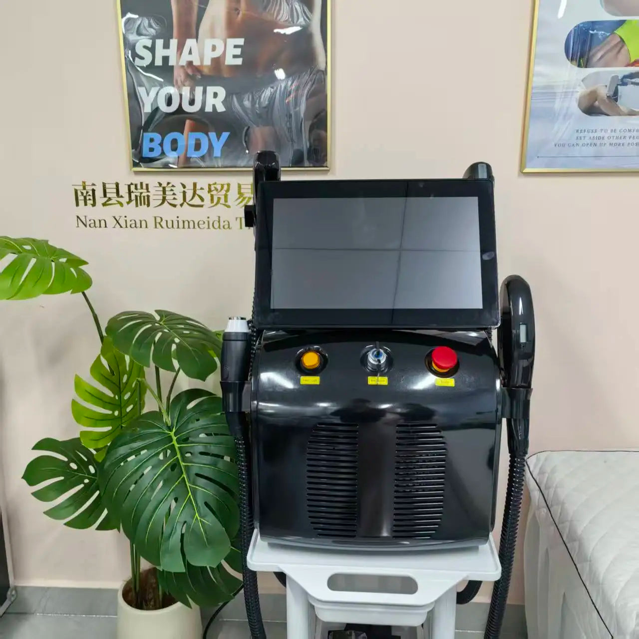 Tidesmit 4-in-1 4500W multifunctional diode laser and RF machine for professional salon hair and tattoo removal