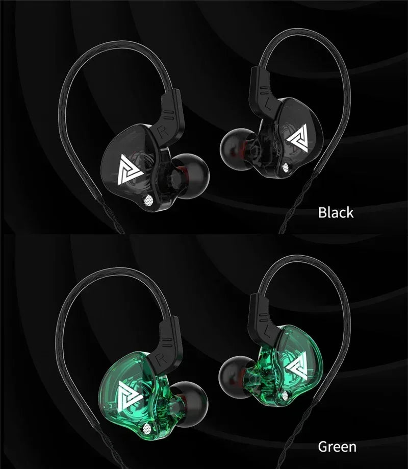 QKZ AK6 Wired Earphones With Mic - Dynamic HiFi Stereo | Tidesmit Tidesmit