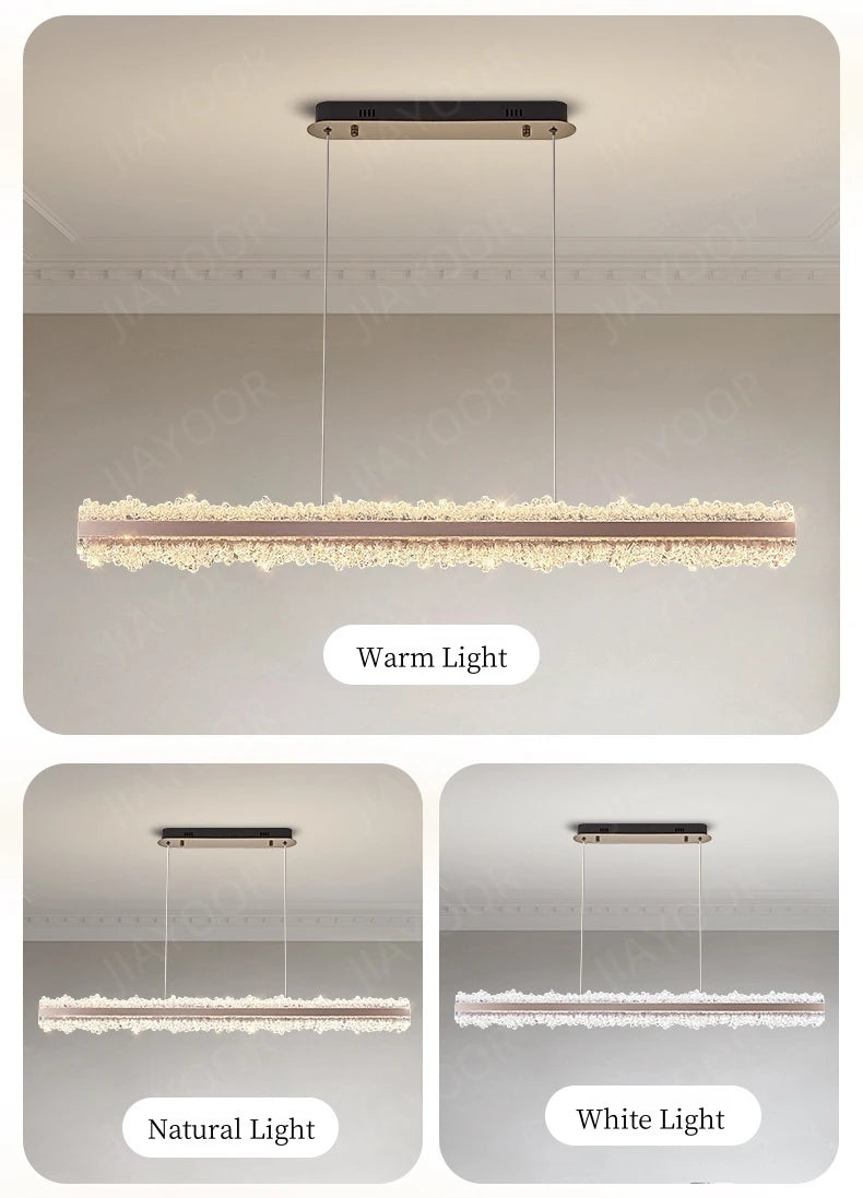 LED Ring Light Chandelier 120cm - Dimmable Rose Gold & Grey Tidesmit