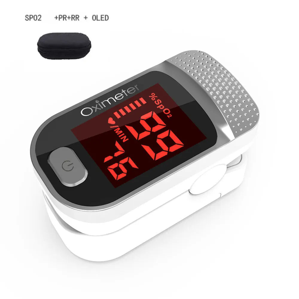 JianyouCare Finger Pulse Oled Oximeter Portable RR Blood Oxygen Saturation Meter Respiratory Rate Oximetro De Dedo Pulsioximetro