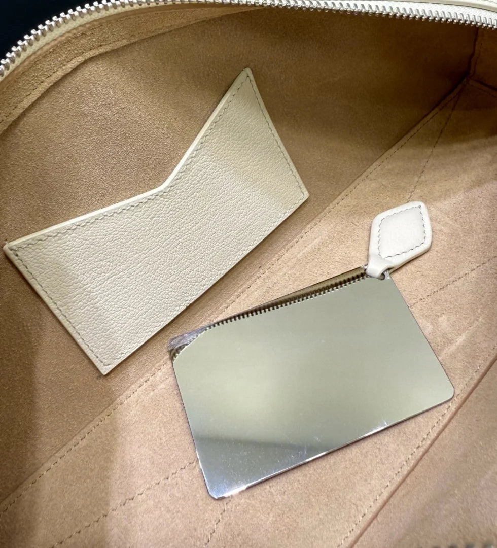 2026 high-quality genuine leather sausage bag, high-end customized high silk gloss leather handbag, women's shoulder bag