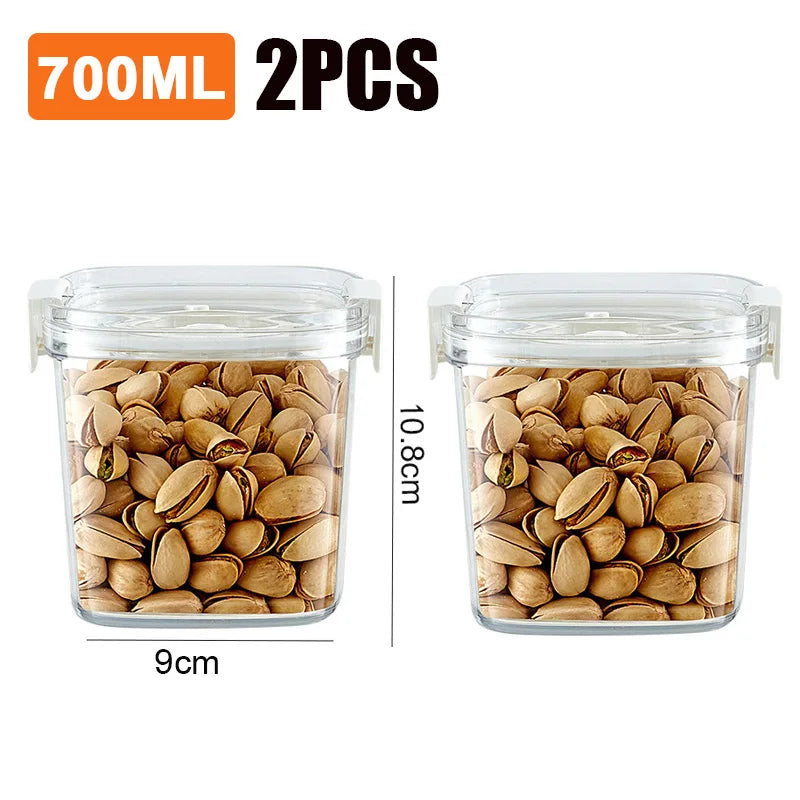 Vacuum Sealed Tank Coffee Beans Vacuum Jar Kitchen Cereals Storage Box Airtight Container Moisture-Proof Sealed Canister for Tea