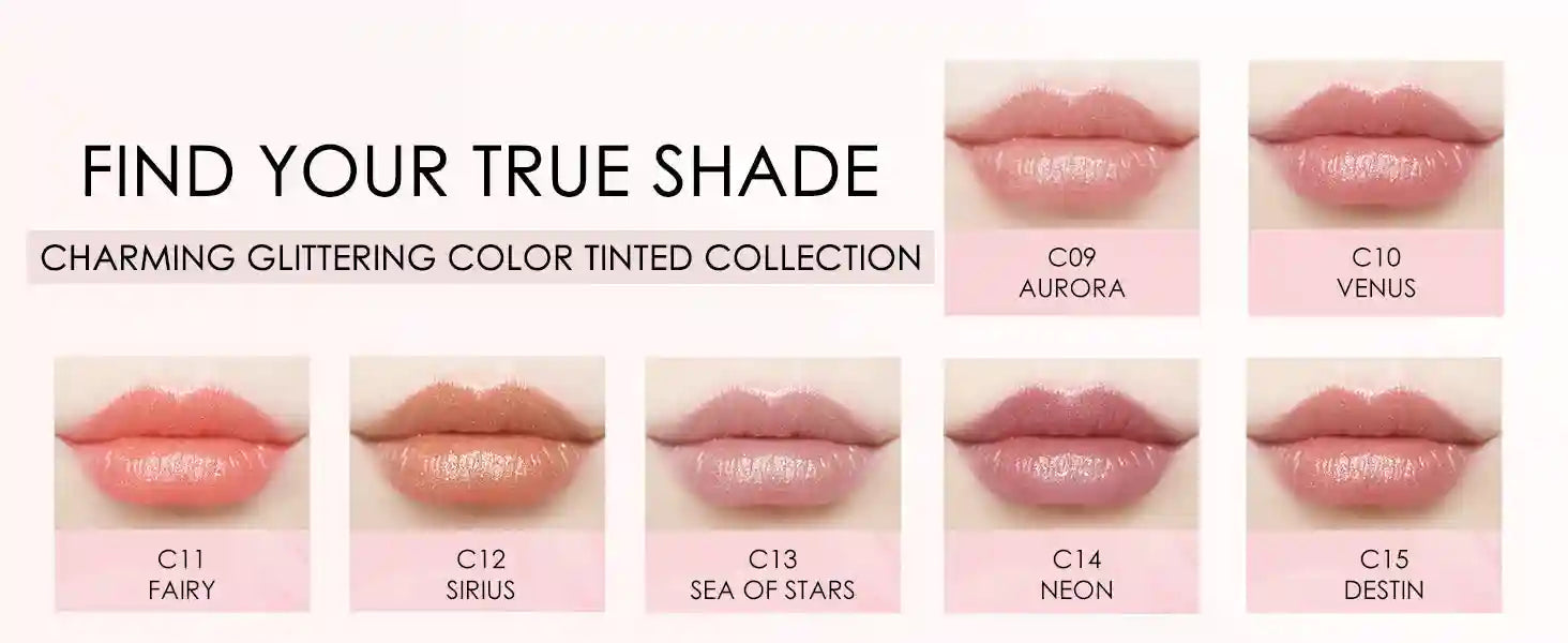 Color Changing Lip Balm: Hydrating Tinted Gloss by Tidesmit Lip Care Tidesmit