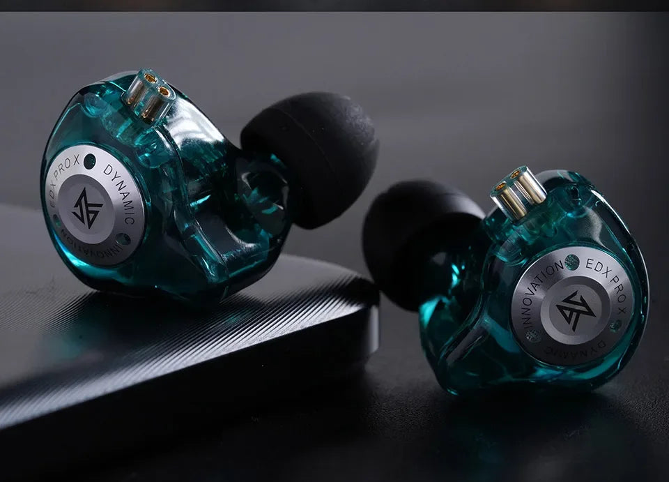 KZ EDX Pro X HiFi Wired In-Ear Monitors with Mic | Tidesmit Tidesmit