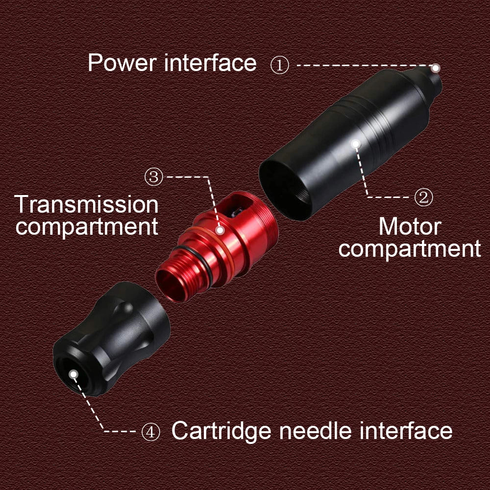 Professional Wireless Tattoo Machine Kit for PMU and Microblading Permanent Makeup Machines Tidesmit