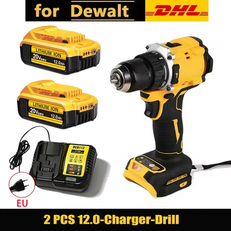 For DeWalt 18v 20V Lithium Ion Batteries 20V 12Ah DCB203 Li ion Battery Replacement DCB206 DCB205 DCB204 DCB200Power Tools