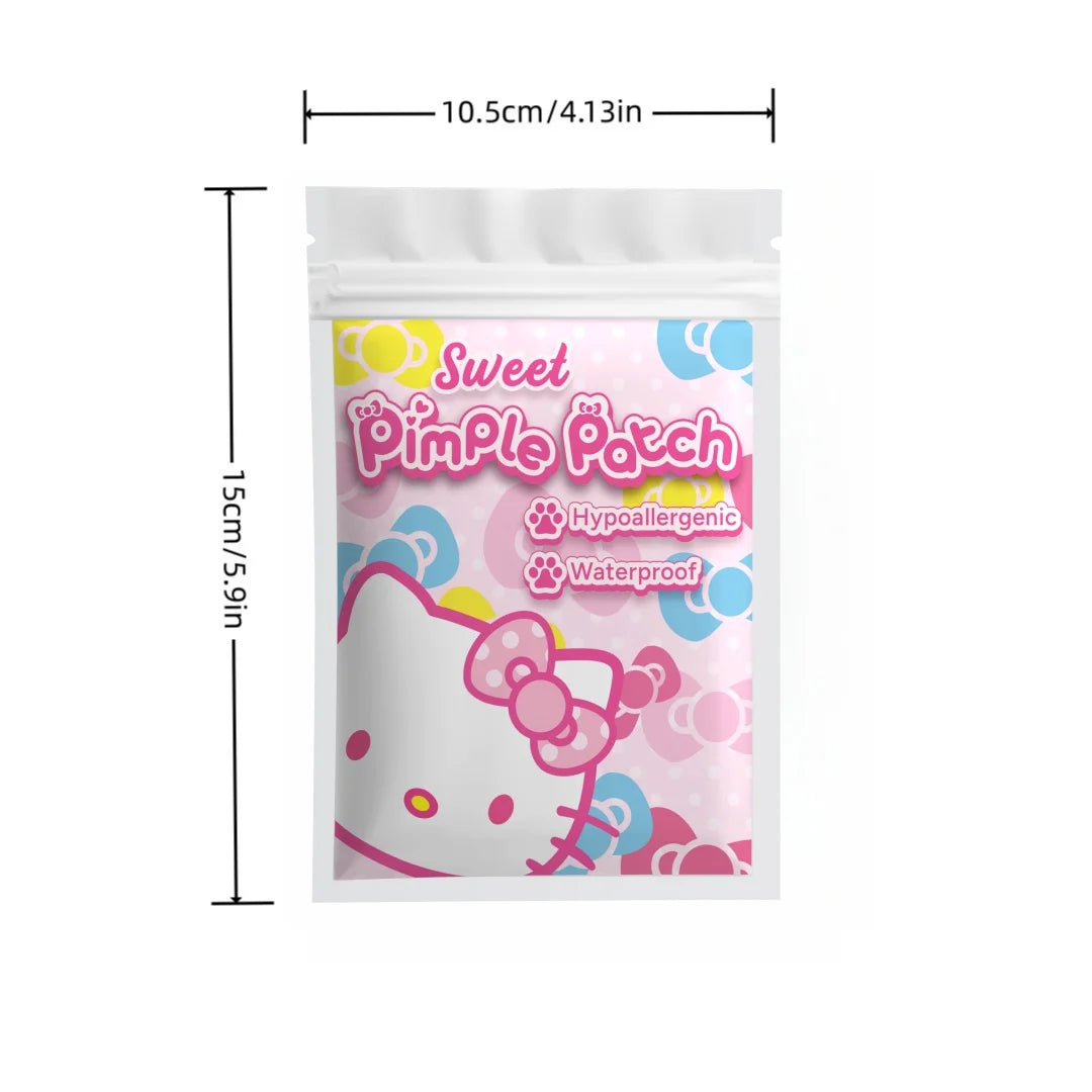 120PCS hello kitty Acne patches, facial acne patches, hydrogel acne removal patches, concealer