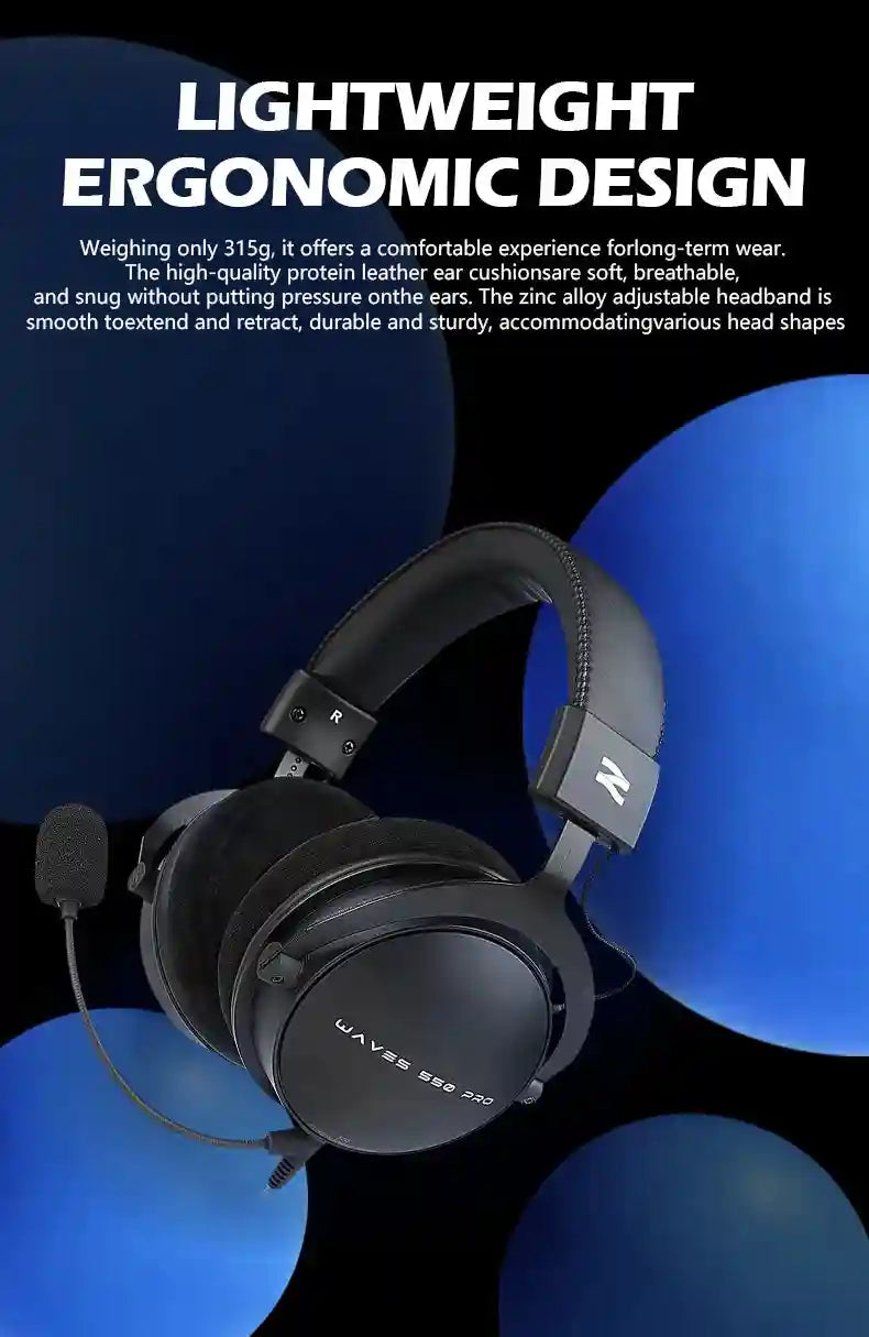 Over-Ear Studio Monitor Headphones - W550x Low Latency Audio Tidesmit