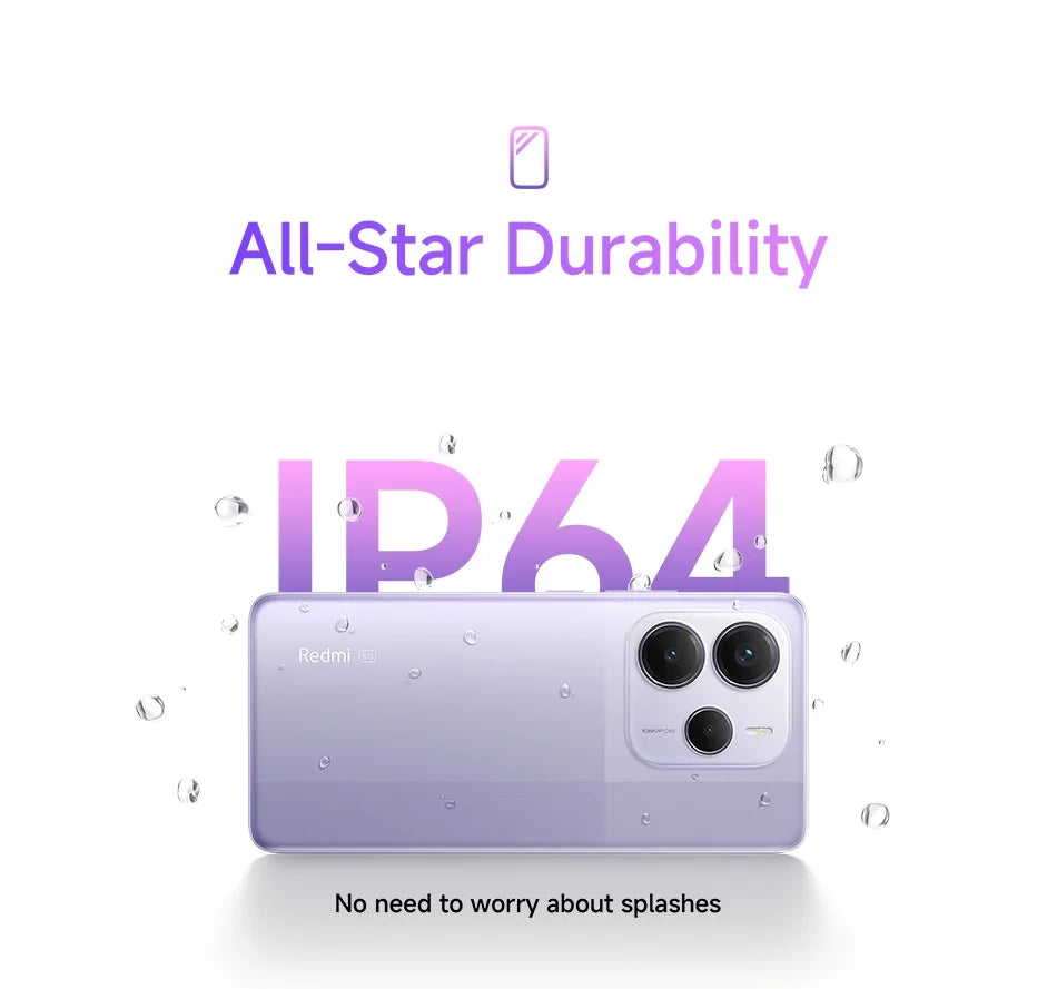 Global version Xiaomi Redmi Note 14 5G Smartphone Dimensity 7025-Ultra  108MP AI camera NFC 6.67" 120Hz AMOLED display IP54