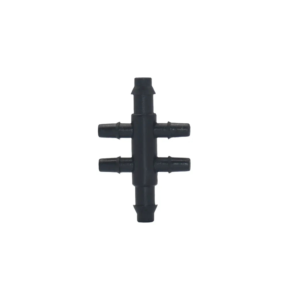 Irrigation Dripper Sprinkler Connector 1/8" 1/4" Hose Barb Tee Elbow Water Pipe Repair  Fitting Garden 3/5 4/7mm Tube Coupler