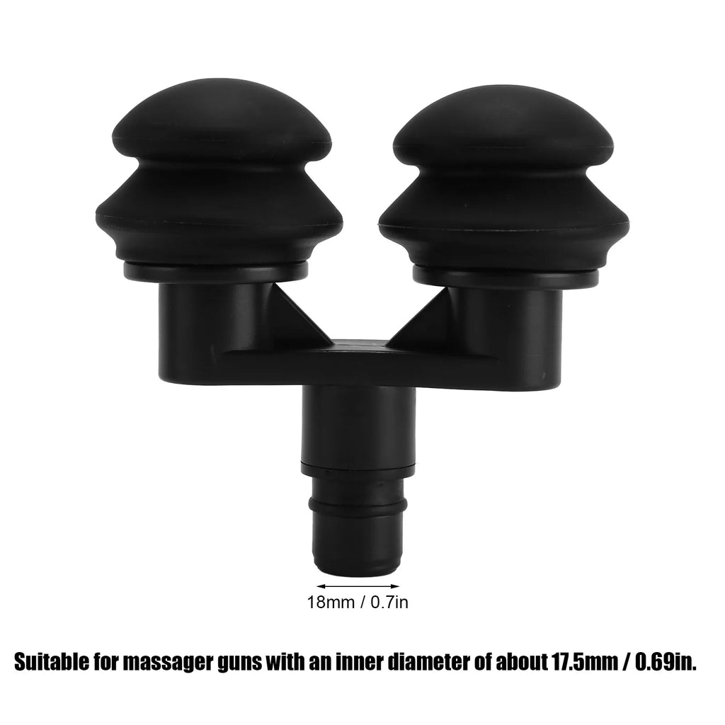 18mm Soft Silicone Massage Gun Head Attachment for Deep Tissue Recovery Fascia Gun Tidesmit