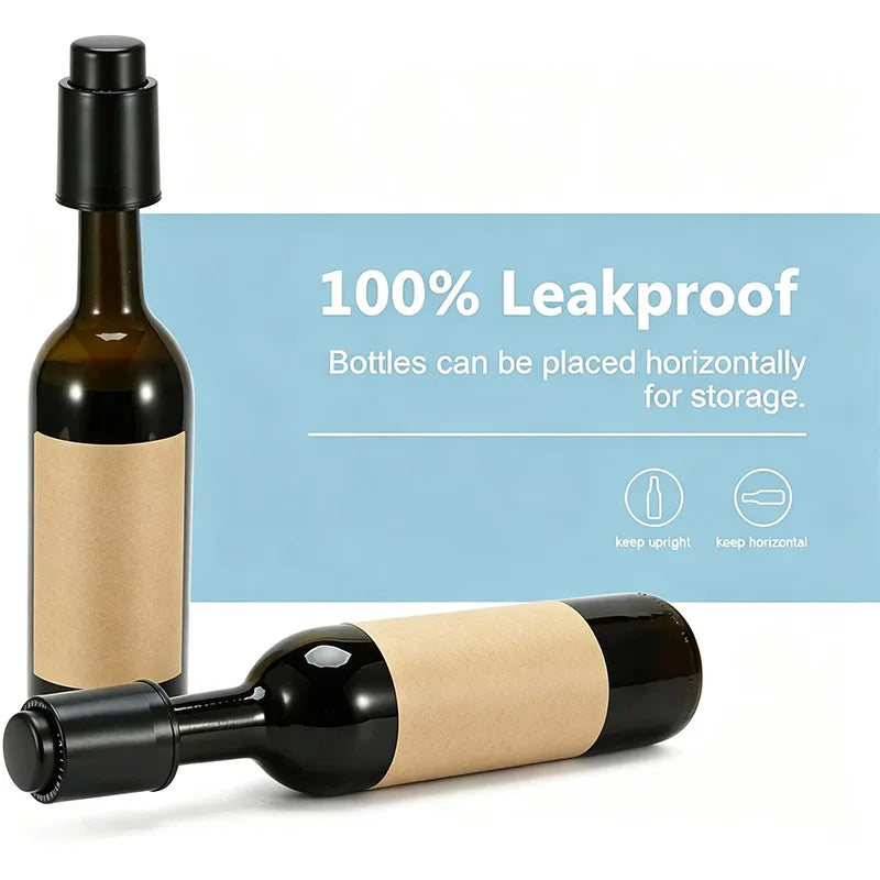 Vacuum Wine Stopper Press-type Wine Bottle Sealer Reusable Wine Preserver For Freshness Easy One-press Vacuum Pump For Home Bar