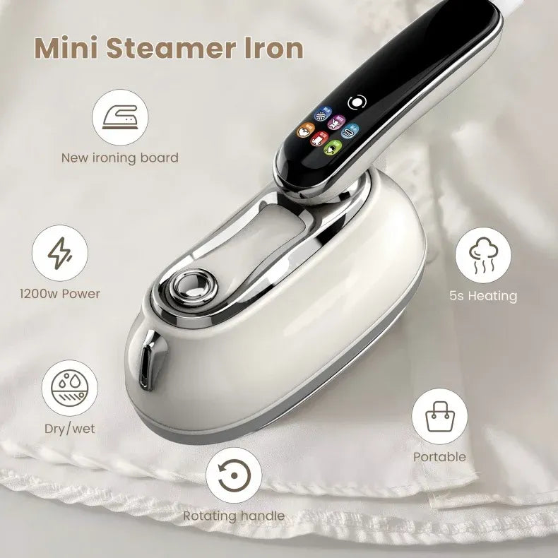Tidesmit Handheld Steam Iron 1200W LED Display EU Plug