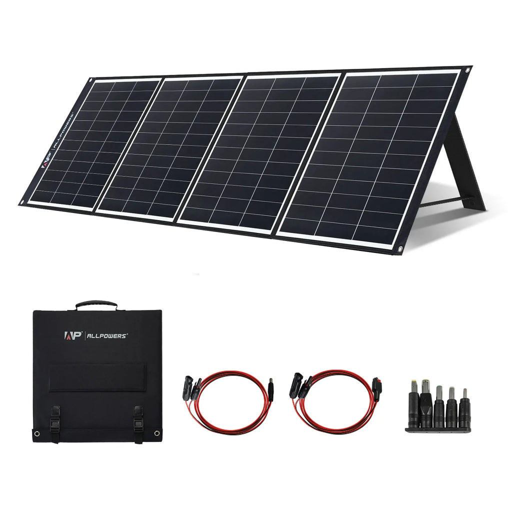 Portable Power Station 600W LiFePO4 with Solar Panel - Tidesmit Tidesmit