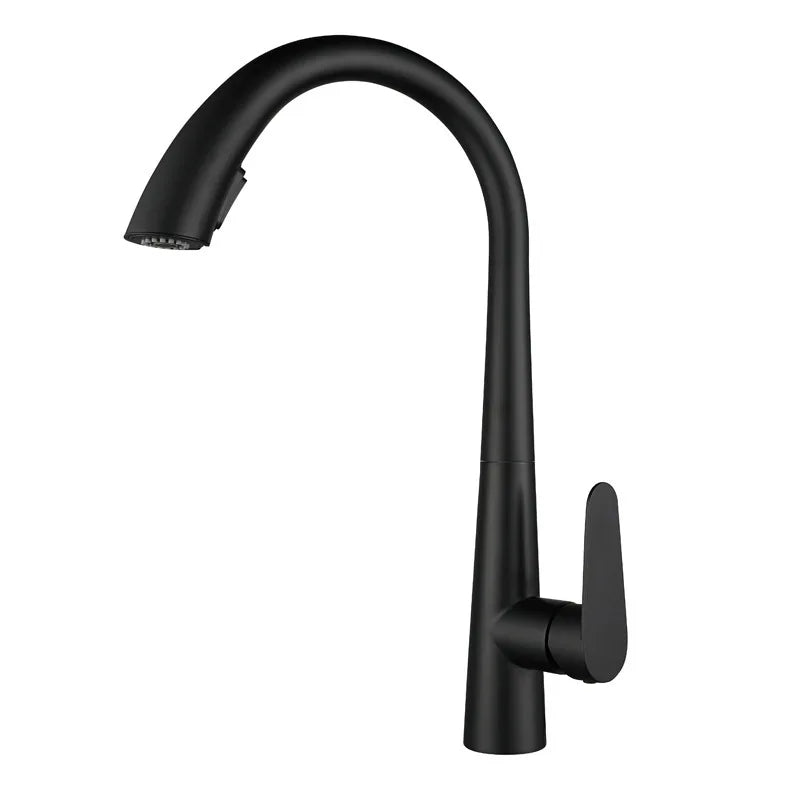 Stainless Steel Gold Kitchen Faucet Brushed Gold Kitchen Hot and Cold Water Faucet Washbasin Sink Faucet