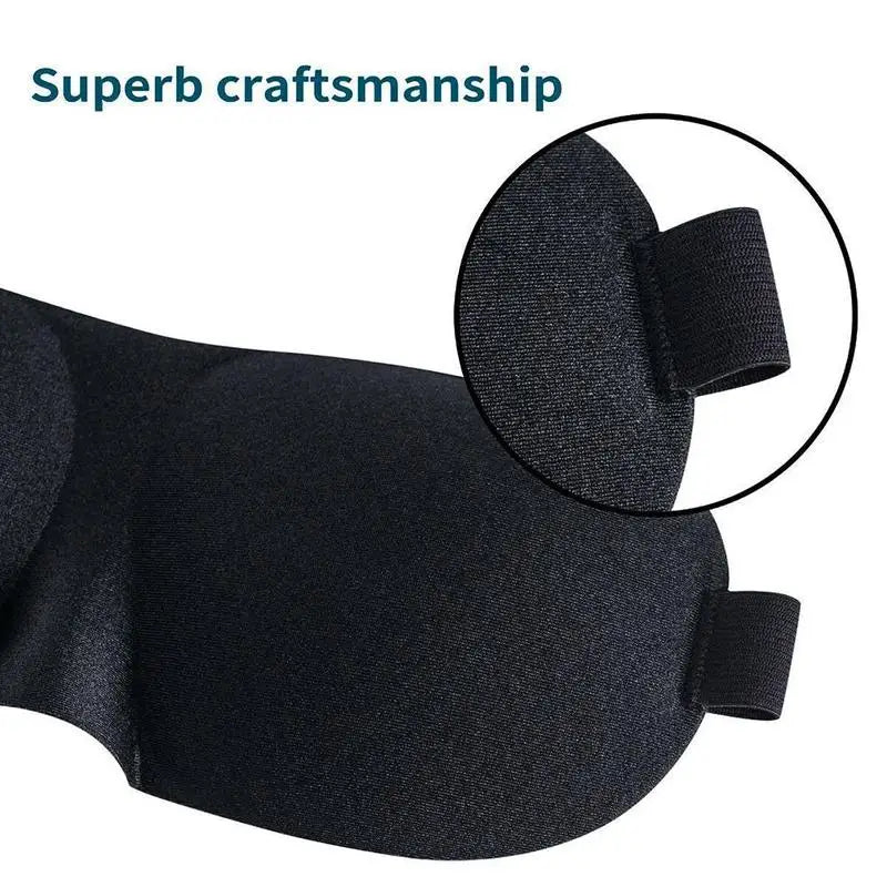 3D Sleeping Eye Mask Travel Rest Aid Eye Cover Patch Paded Soft Sleeping Mask Blindfold Eye Relax Massager