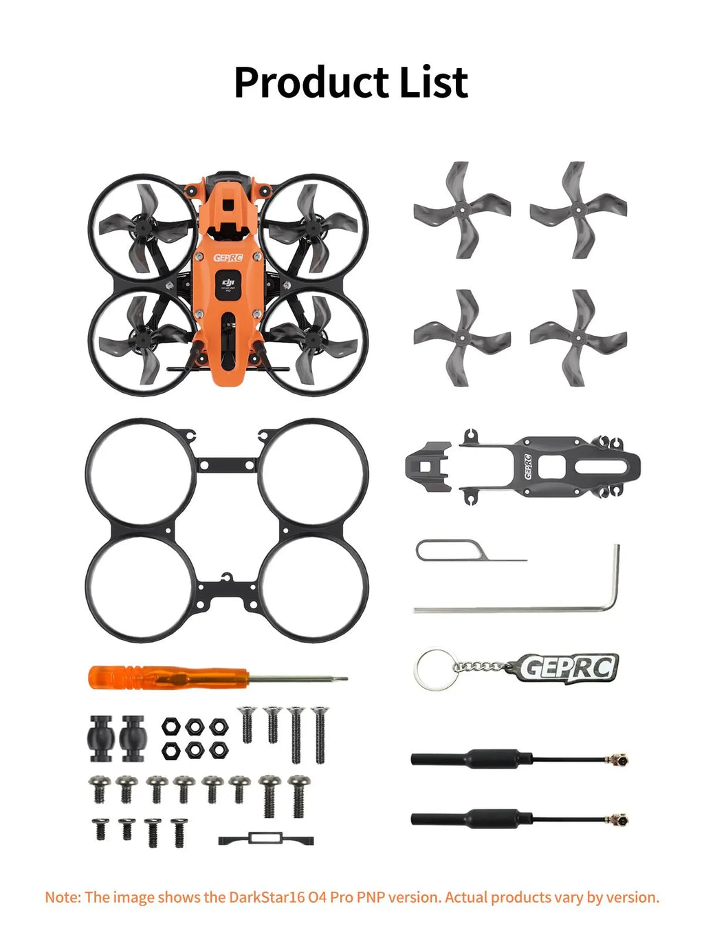 DarkStar16 O4 Pro 2S FPV Camera Drone with GPS and Obstacle Avoidance Tidesmit