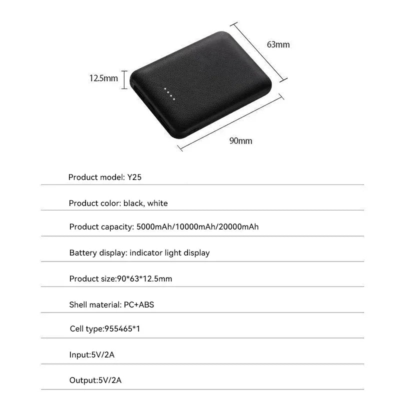 Portable Charger 20000mAh for Heated Vests - Fast Charging PD Power Delivery Tidesmit